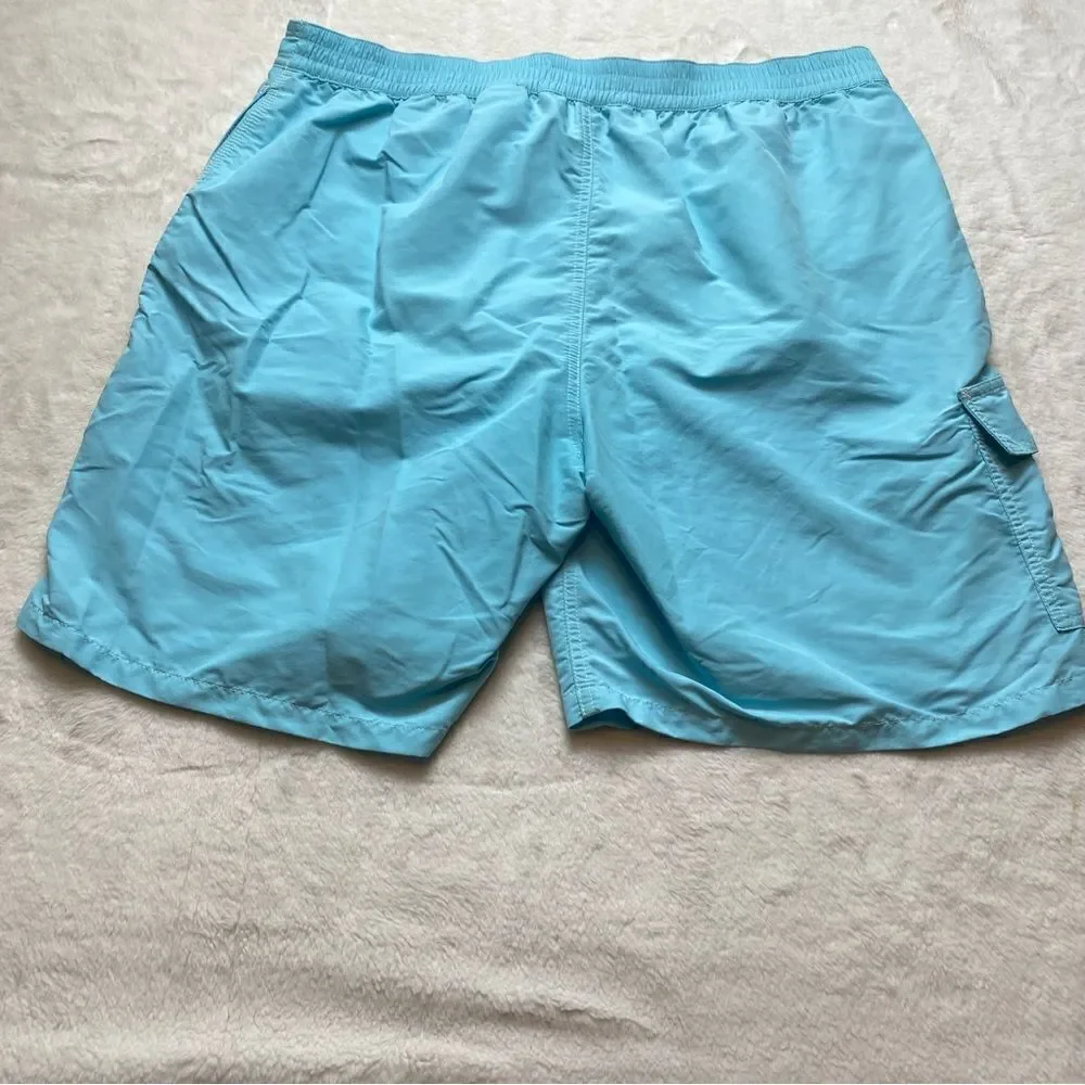 Polo Ralph Lauren Light Blue Nylon Swim Trunks Size XL